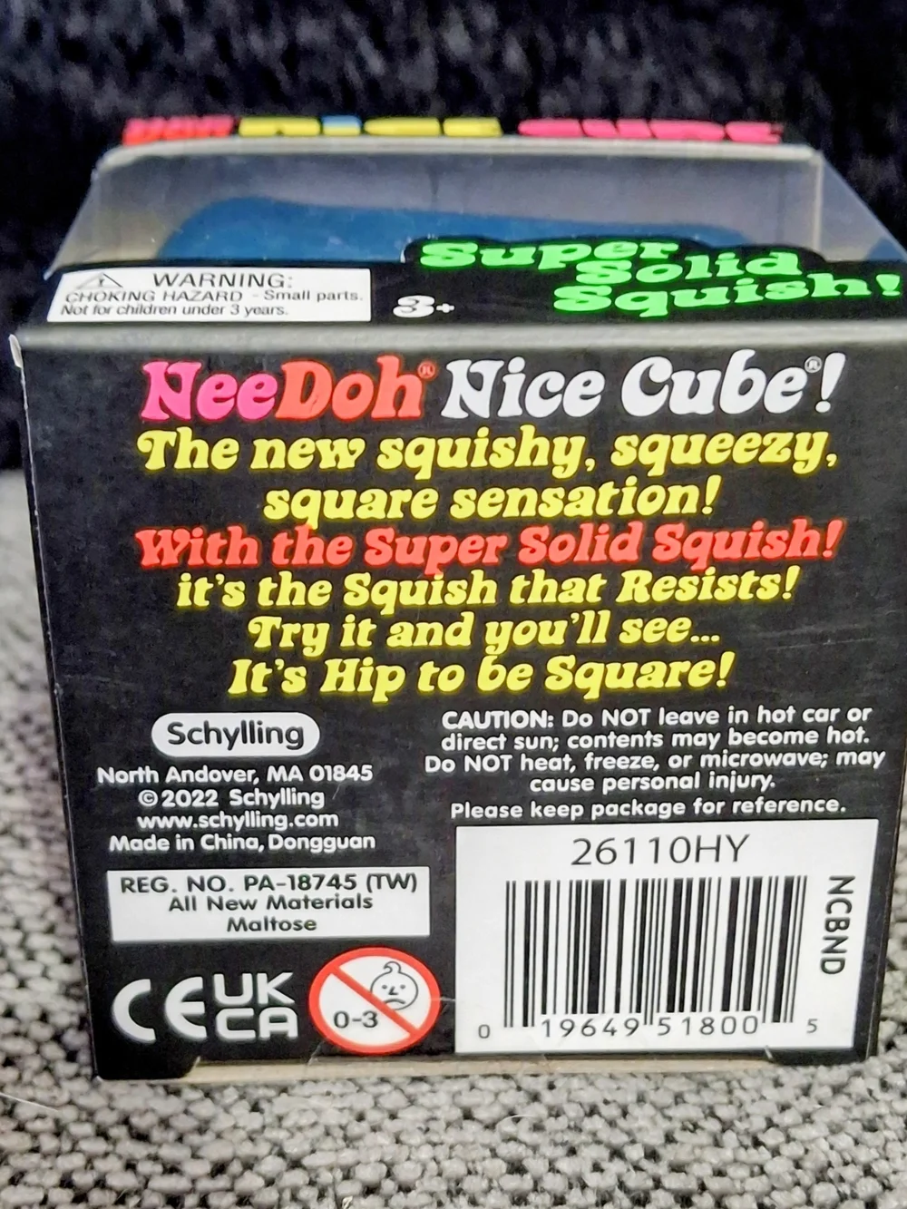 Nice Cube Super Solid Squish - Blue